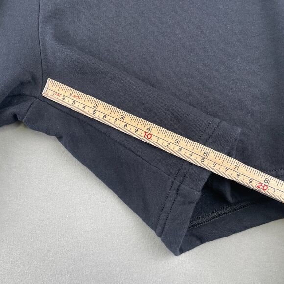 American Apparel Shorts Mens M Black California Fleece Drawstring Pockets Rare - Picture 5 of 7